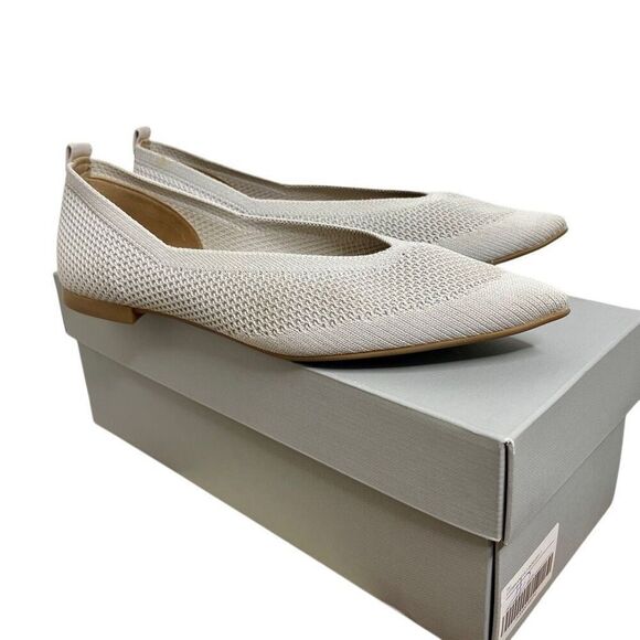 Everlane Gray 40 Hour Reknit Point Flats Pointed Knit‎ Comfort Box 7 Career Box
